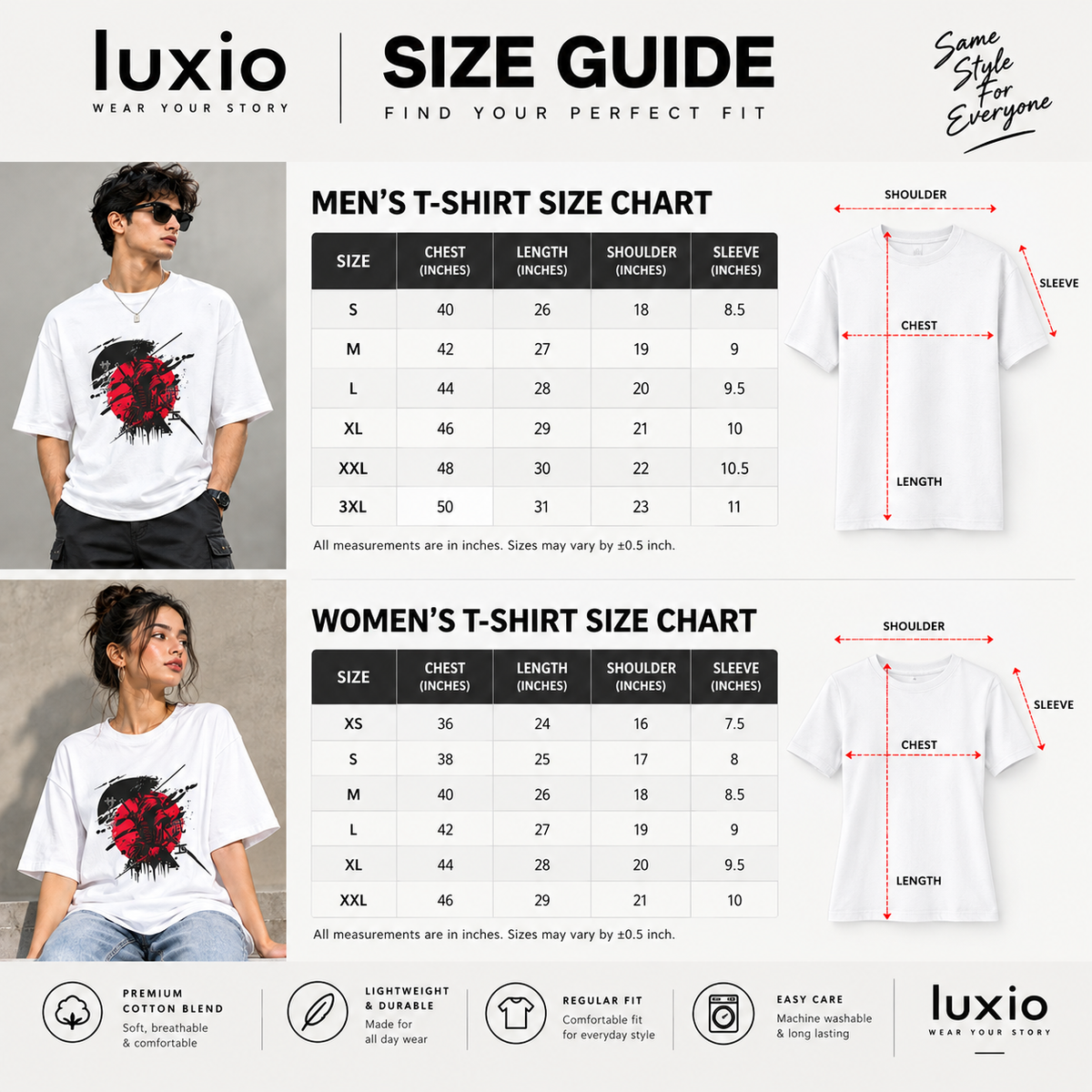 Samurai Warrior Graphic T-Shirt – Red & Black Japanese