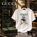 Gucci x Disney Donald Duck Oversized T-Shirt – Premium Cotton Cream Graphic Tee